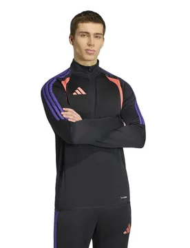 Sweat à Demi-zip Tiro 26 League Training Black / Pure Purple / Semi Turbo 2XL - Adidas - FashionsVida