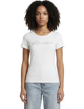 Ea7 Damen T-Shirt Weiß 510666