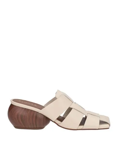 Mules & Clogs Damen Cremeweiß 37 Damen - Alohas - FashionsVida