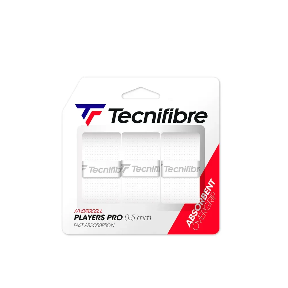 Pro Players Overgrip 12 Units White One Size - Tecnifibre - FashionsVida