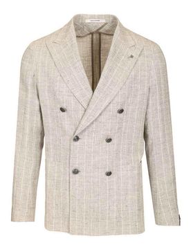 Blazer Gessato Doppiopetto