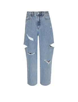 Jeans Balloon Fit azul S - Karo Kauer - FashionsVida