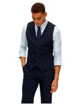 Gilet Neil Slim Fit Navy Blazer 58