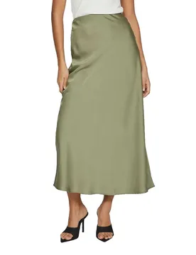 Gonna Midi Ellette Oil Green 36