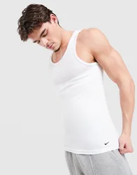 Mens Set da 2 Canotte Swoosh - Bianco, bianco bianco Uomo taglia S