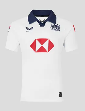 Hong Kong China Rugby Junior 2026 Hk7s Limited Edition Away Replica Jersey WHITE JS Unisex - Castore - FashionsVida