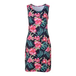 Sommerkleid „Hibiskus“ mehrfarbig XL Damen