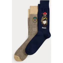 Pack de 2 pares de calcetines de hombre con Polo Bear