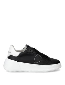 Sneaker Donna Tres Temple Bassa Nera