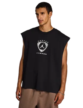 Brooklyn Uomo - Canotte Nero - Taglia S - Jersey di cotone S - Jordan - FashionsVida