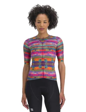 Felpa Glitch Multicolor Pink - Sportful - FashionsVida
