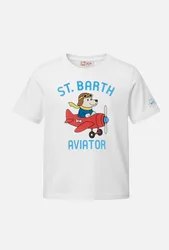 T-shirt denver jr bambino bianco