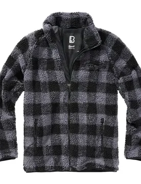 Giacca Teddy Black / Grey XL