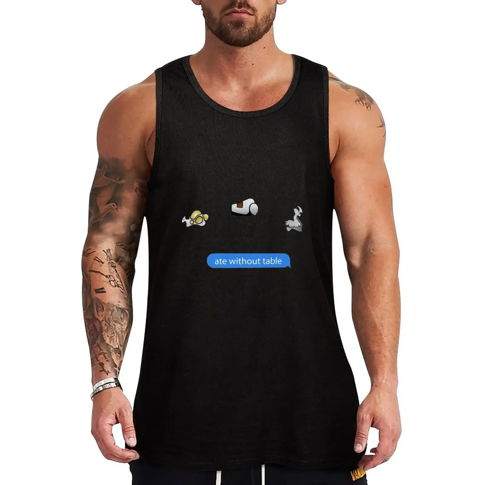 Ate without table Rimworld meme game Tank Top Vest men clothes - Aliexpress - FashionsVida