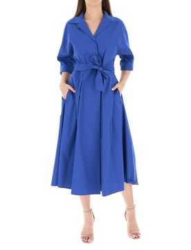 Abito con cintura BLU 44