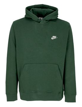 Felpa Cappuccio Uomo Sportswear Club Fleece Hoodie Fir/fir/white
