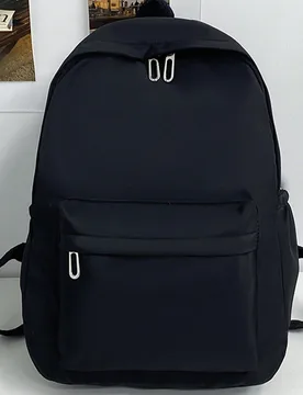 Mochila de gran capacidad versátil de unicolor simple para estudiantes, de vuelta a la escuela - Shein - FashionsVida