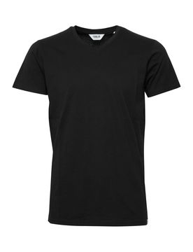 Solid Camiseta negro / blanco