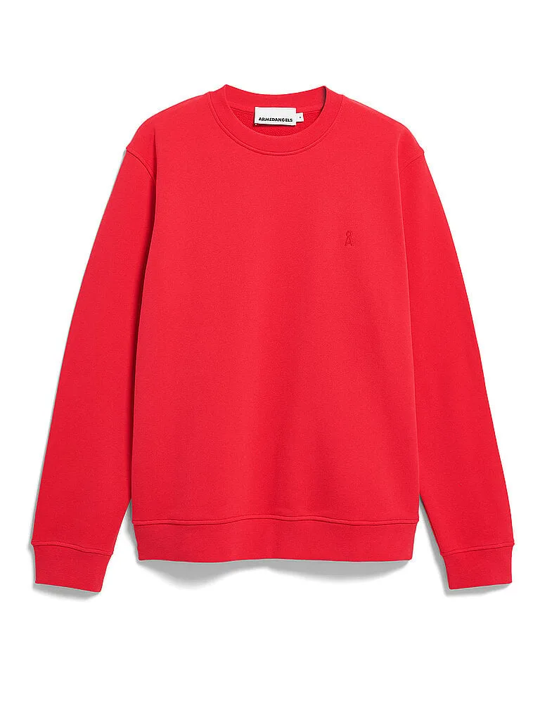 Sweater BAARO LOOP rot S herren - Armedangels - FashionsVida