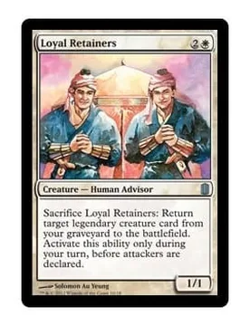 Loyal Retainers (Commander's Arsenal foil) Commander's Arsenal - Magic: The Gathering - FashionsVida