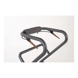 Rückenrolle für Wohnraumrollator grau