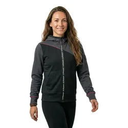 Sweat-shirt à Zip Jupiter Lady Grey Fucsia M