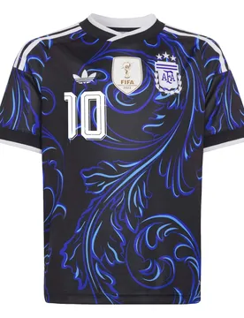 Argentinien Auswärtstrikot Kind Messi Coupe du Monde 2026 - Noir - unisex - Size: 9/10 ans