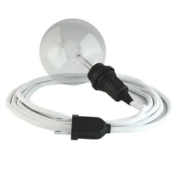 Cables Lampe Suspendue Pour Abat-jour Rm01 5 M White / Black One Size