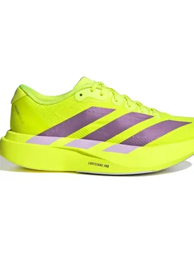 Adizero Evo Sl Running Shoes Solar Yellow / Aurora Plum / Powder Plum UK 5.5 Women - Adidas - FashionsVida