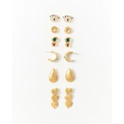 Sfera - Set 6 pendientes tesoros