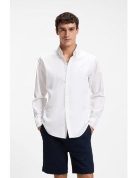 Para hombre. 50565626 Camisa Ricoplus (M), Casual, Algodón, Manga larga