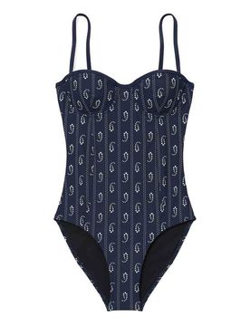 Costume da bagno stampato con ferretto