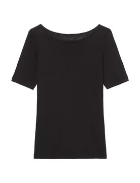 T-SHIRT, SHORT-SLEEVE, BOAT-NECK female - XS - FashionsVida