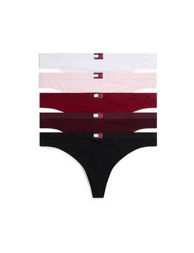 String, confezione da 5, rosso scuro rosso scuro S - Tommy hilfiger - FashionsVida
