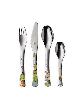 Kinder Besteck 4-teilig Der kleine Prinz Crogargan / Bunt silber baby