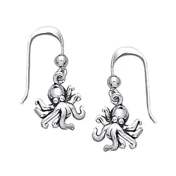 Orecchino Octopus Long Hook