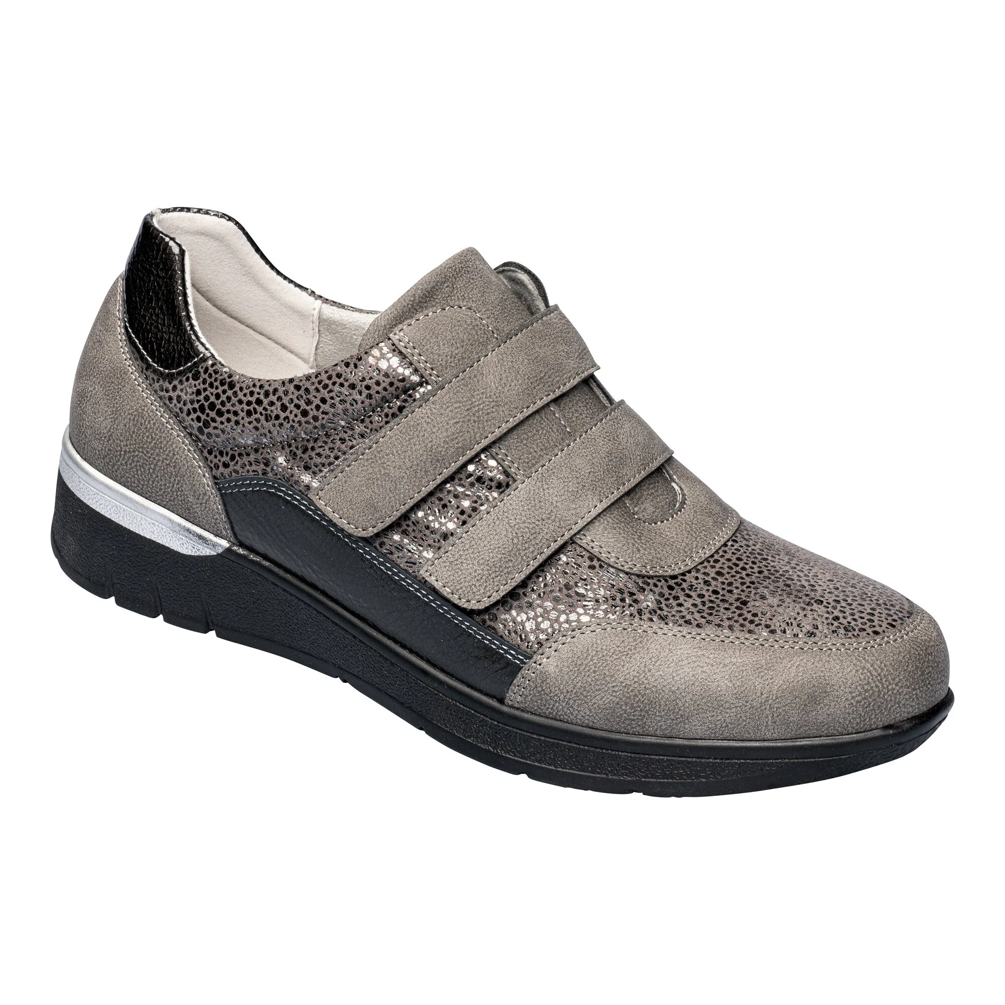 Klett-Komfortsneaker „Sybille“ 41 grau - wonderwalk - FashionsVida