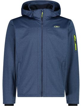 Man jacket zip hood chaqueta softshell hombre Azul (56)