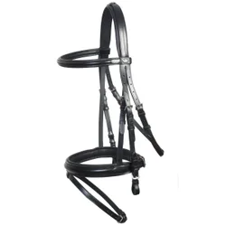 Schockemöhle Sports Trense BREMEN black/silver P2
