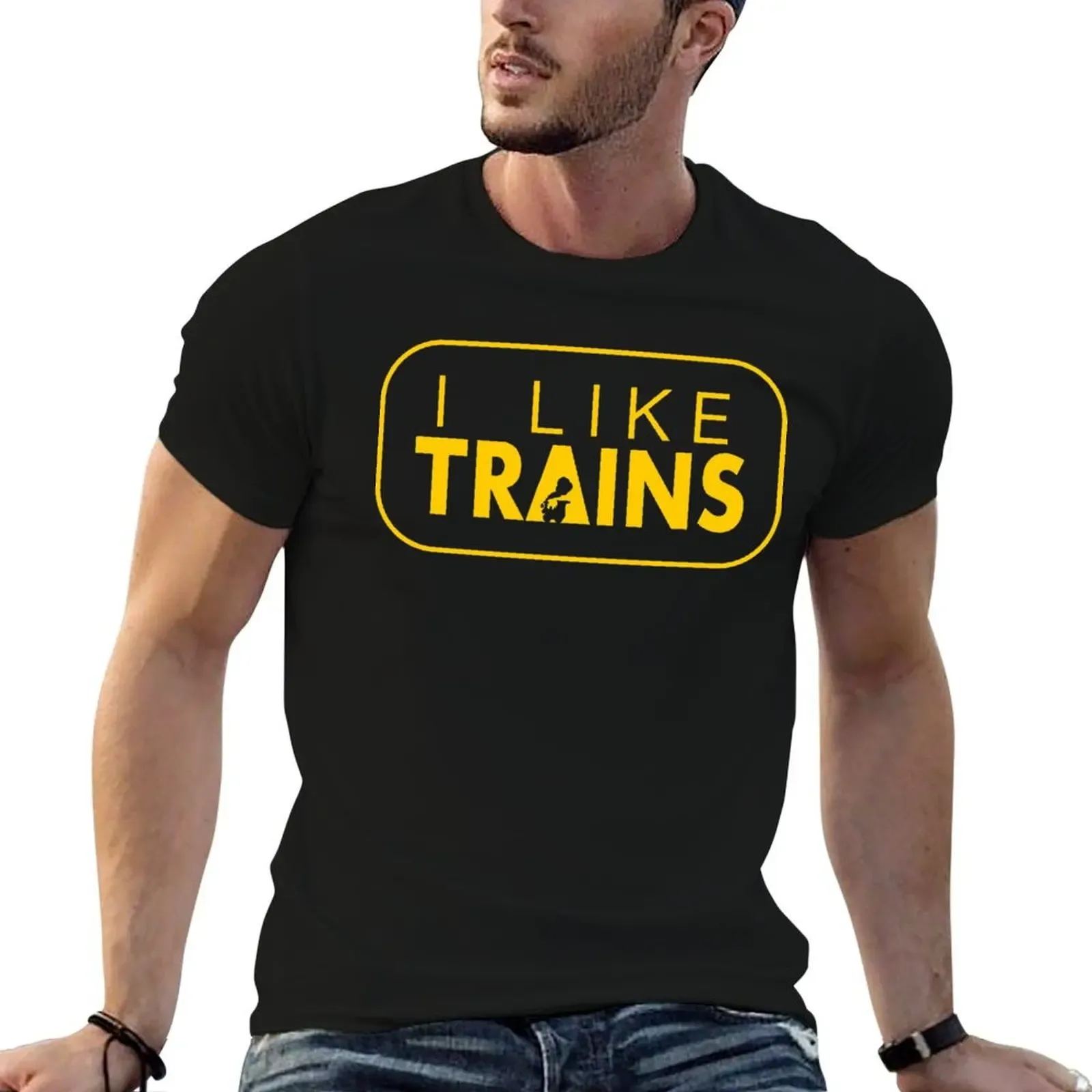 I like trains a lot T-Shirt Basic Plain Tee for Spring and Summer - Aliexpress - FashionsVida