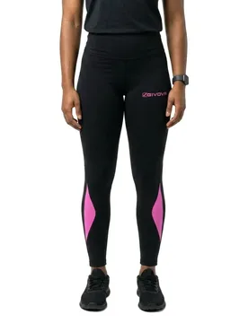 Running Leggings Black / Fuchsia XL Women - Givova - FashionsVida