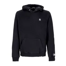 Felpa Cappuccio Uomo Mlb Base Runner Emb Burnside Hoodie Neyyan Jet Black