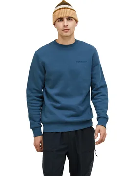 Pullover Original Small Logo Crew, petrol xxl - Peak Performance - FashionsVida