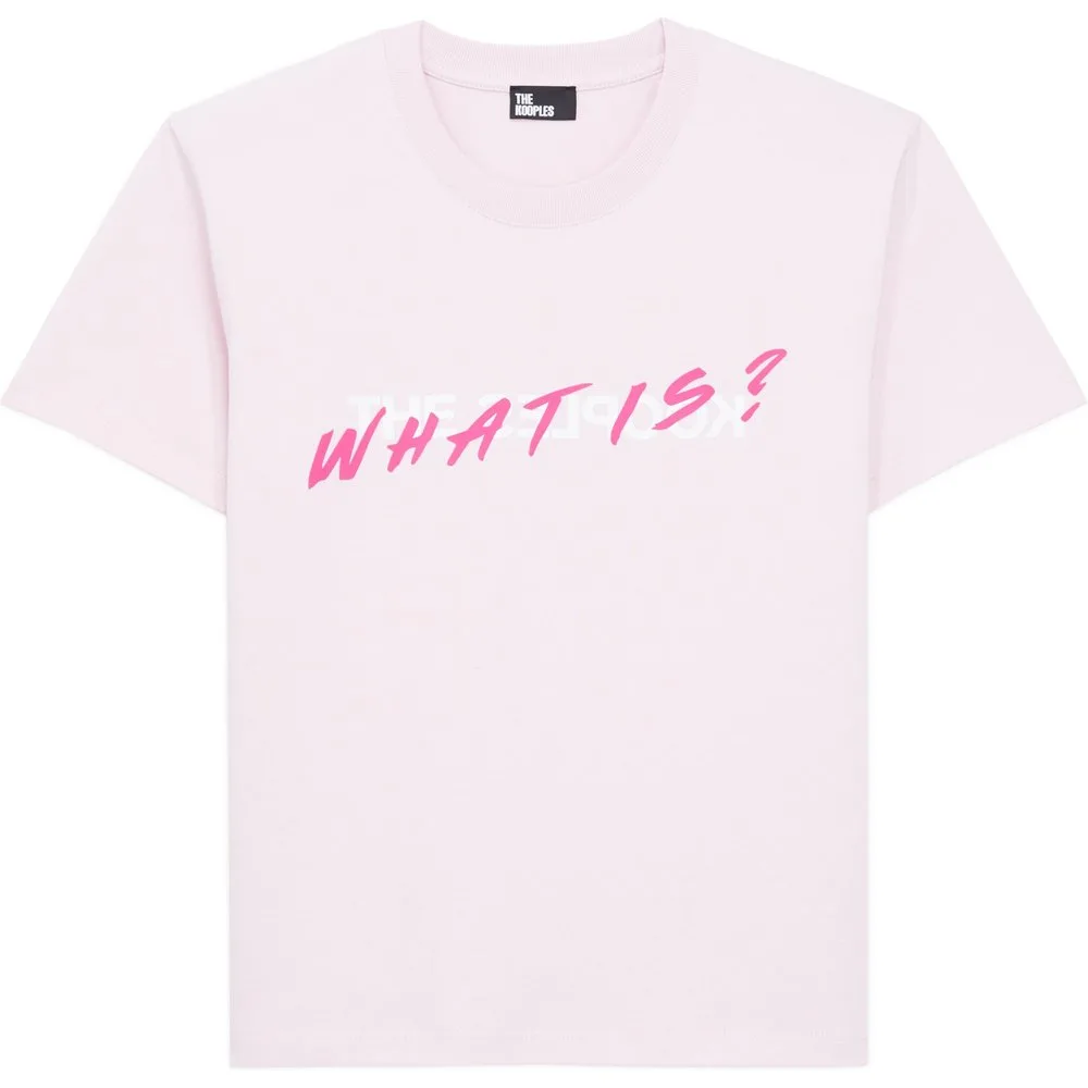Camiseta de mujer de manga corta "What is - The Kooples - FashionsVida