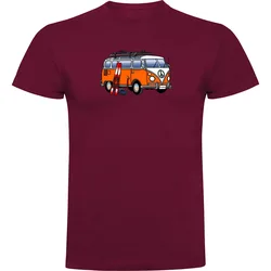 T-shirt à Manches Courtes Hippie Van Ski Dark Red M