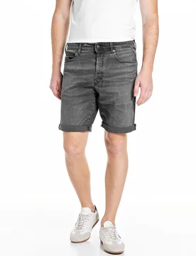 Bermuda vaquera de hombre tapered fit cinco bolsillos - Replay - FashionsVida