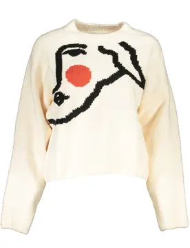 Damen PULLOVER Weiß 23WWJF87_BI1001