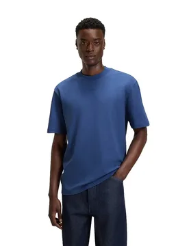 Hugo T-shirt à Manches Courtes Dapolino 10248326 Red Medium Blue M - Hugo Boss - FashionsVida