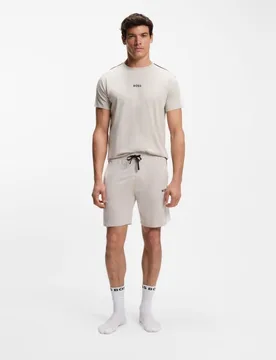 Camiseta manga corta de pijama de hombre en algodón - Boss - FashionsVida