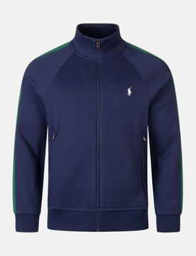Polo Leichte Sweatjacke mit Reißverschluss Blau S